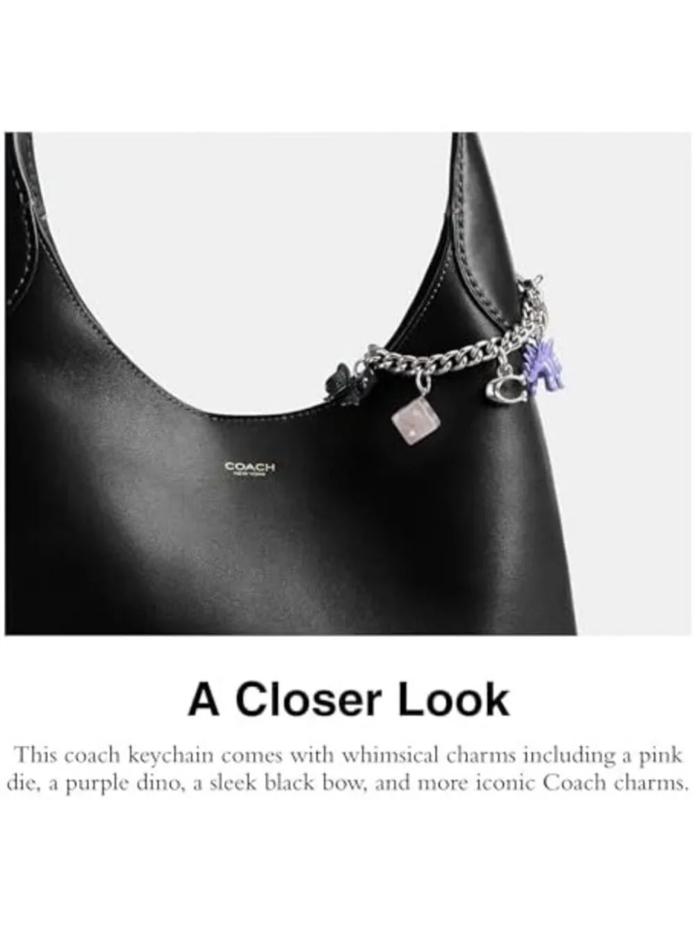 Stylish Bag Charm Accessory | Perfect for Handbags & Backpacks | Trendy Keychain